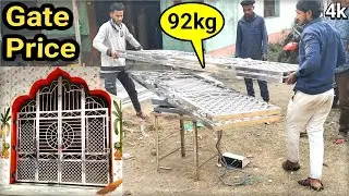 Stainless Steel Wholesale 4 Palla Boundary Gate Price | Steel Main Gate Full Review