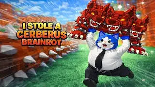 I STOLE A CERBERUS IN ROBLOX ESCAPE LOGS FOR BRAINROT!