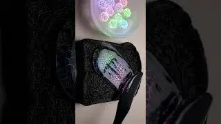 Glossy slime glides across jet-black toast&mdash;rich contrast, smooth texture, and crisp ASMR sound. 🖤💫