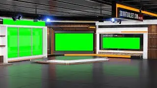 Virtual Set 129A For Photoshop | Green Screen