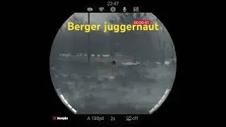 The absolute best hunting bullet 185 gr Berger juggernaut