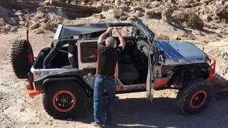 MORE's Jeep JK Roller Sun Shade (long demo)