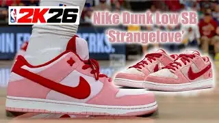 NBA 2K26 Shoe Creator - Nike SB Dunk Low StrangeLove