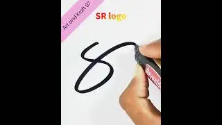 SR Logo Art | Art and Kraft 07 | #shorts