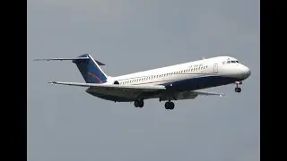 USA Jet DC-9-32 landing, YIP