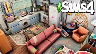 Tiny Realistic Single Mum Apartment 🧸💕 || The Sims 4 Speed Build