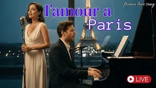 Best Romantic French Songs 🌙 Paris Love Music Collection | ROMANCE PARIS