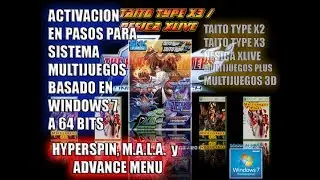 ACTIVACION MASTER MULTIJUEGOS BASADO EN WINDOWS 7 A 64 BITS