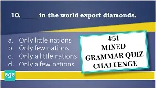 English Grammar Exercises #51 | Mixed Grammar Quiz