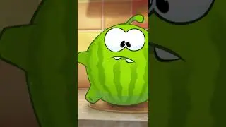 Om Nom Truns Watermelon #shorts #foodie #funnycartoons #omnom