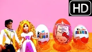 10 Hello Kitty Surprise eggs compilation Kinder peppa pig Rapunzel My little pony HD