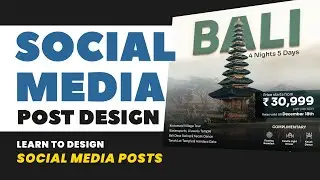 Social Media Post Design | For Beginners