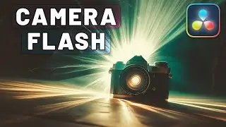 CAMERA FLASH Effect In Davinci Resolve