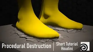 Procedural Ground Destruction in Houdini | FX Tutorial