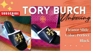 Tory Burch Unboxing| Eleanor Slide-Perfect Black ✨🖤
