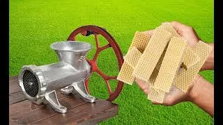 EXPERIMENT WAFERS VS MEAT GRINDER