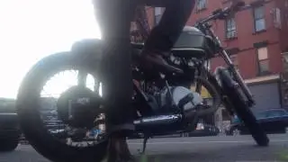 cb450 brat start