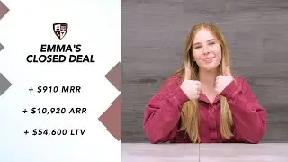 Emma's Closed Deal | $910 MRR, $10,920 ARR, $54,600 LTV