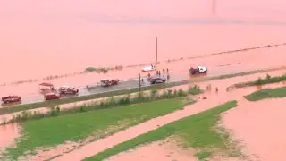 2 dead as slow-moving storms flood roads across Oklahoma and Texas