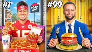Eating Every NBA vs NFL Cheat Meals and You Won&rsquo;t Believe Who Wins!