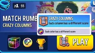 Crazy Columns Rainbow Rumble Match | Match Masters Crazy Columns | Match Masters