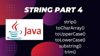 Java | String Methods | Easy Way Explanation | Part 4 #java #string