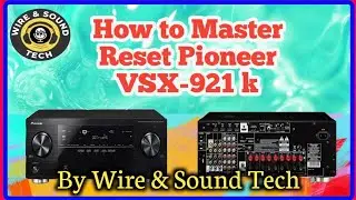 How to Master Reset Pioneer VSX-921 | Factory Reset Tutorial (Step-by-Step)