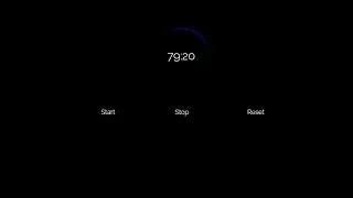 Stop watch Using Vanilla js