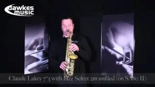 Claude Lakey Alto Sax Mouthpiece Demonstration