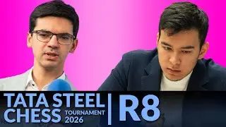 The secret of good technique | Abdusattorov vs Giri | Tata Steel Masters Round 8