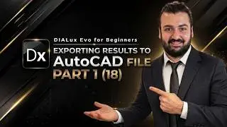 Dialux Evo для начинающих — экспорт результатов в файл Autocad (18) в курсе Dialux Evo, часть 1