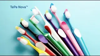 TePe Nova&trade; Toothbrush - designed with an easy-reach tip for access in hard-to-reach areas