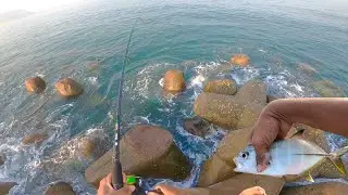 Shore Light jigging for trevally in Ratnagiri || @bablusolkar 