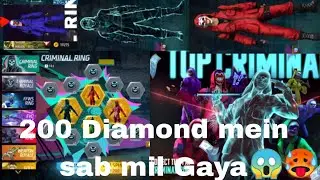 200 DIAMOND ONLY😱? -FINALLY I GOTNEW GHOST CRIMINAL BUNDLE🔥NEW GHOST CREMINAL EVENT FREE FIRE