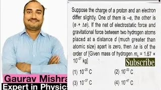 Suppose the charge of a proton and an electron differ slightly. One of them is -e,other e+delta e