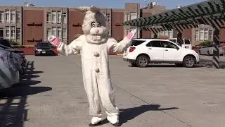 Creepy Easter Bunny Scare Prank!