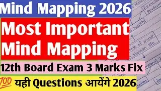🚨🔥Most Important Mind Mapping 2026 class 12th Maharashtra Board🚨Mind mapping banane ka easy tarika🔥