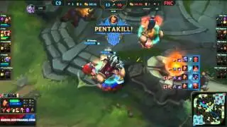 C9 Balls Pentakill Darius (C9 vs FNC) 2015 League of Legends World Championship