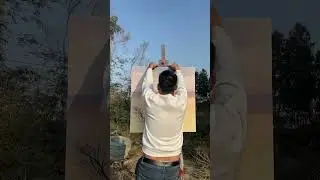 Tree Branch PaintingTree branches are like natural paintbrushes, each one is engraved with the trace