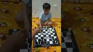 Rook's and Queen Sacrifice | excellent trapped and beautiful checkmate. #chess #catur