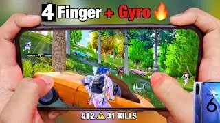REALME 6 AFTER 2.2 NEW UPDATE 4 FINGER CONTROL CODE & SENSITIVITY BGMI/PUBG MOBILE 😱