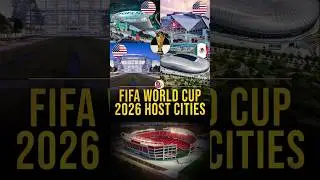 FIFA World cup 2026 host cities 🌍⚽ #fifa #soccer #football #footballshorts  #worldcup #fifaworldcup