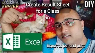 How to create Result Sheet of students in Microsoft Office Excel...ft. TIKLU😼