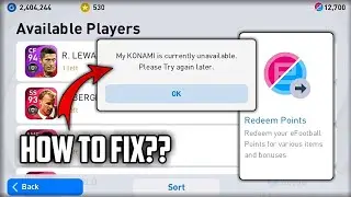 HOW TO FIX EFOOTBALL POINTS ISSUE | REDEEM ITEMS & LOGIN REWARD | PES2021 MOBILE