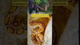 young snake rescuer 🐍in Nadia, West Bengal, died #snake #snakes #reptiles #wildlife #russellviper