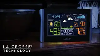 S77925 Wireless Color Weather Station with Atomic Time & Date