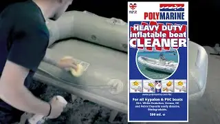 Polymarine's how to clean stubborn stains off an Inflatable Boat or RIB