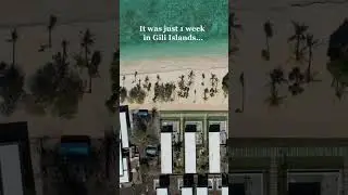 🇮🇩 Why Gili Islands Offers the Perfect Beach Getaway for Every Traveler? #shorts #beach #giliisland