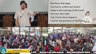 Digos Central Adventist Church - Sabbath Morning Service - 1/24/2026
