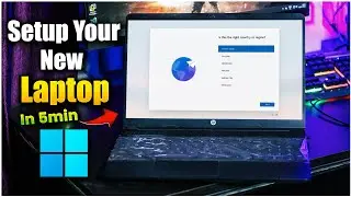 How To Setup A New Laptop💻 - [2025 FULL GUIDE] - Setup Windows Laptop✨Step-By-Step